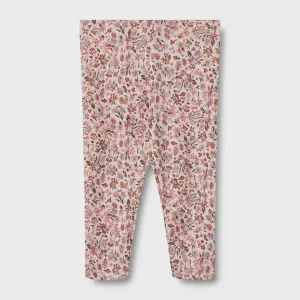 Leggings Jules Baby in Pale Rose Fowers
