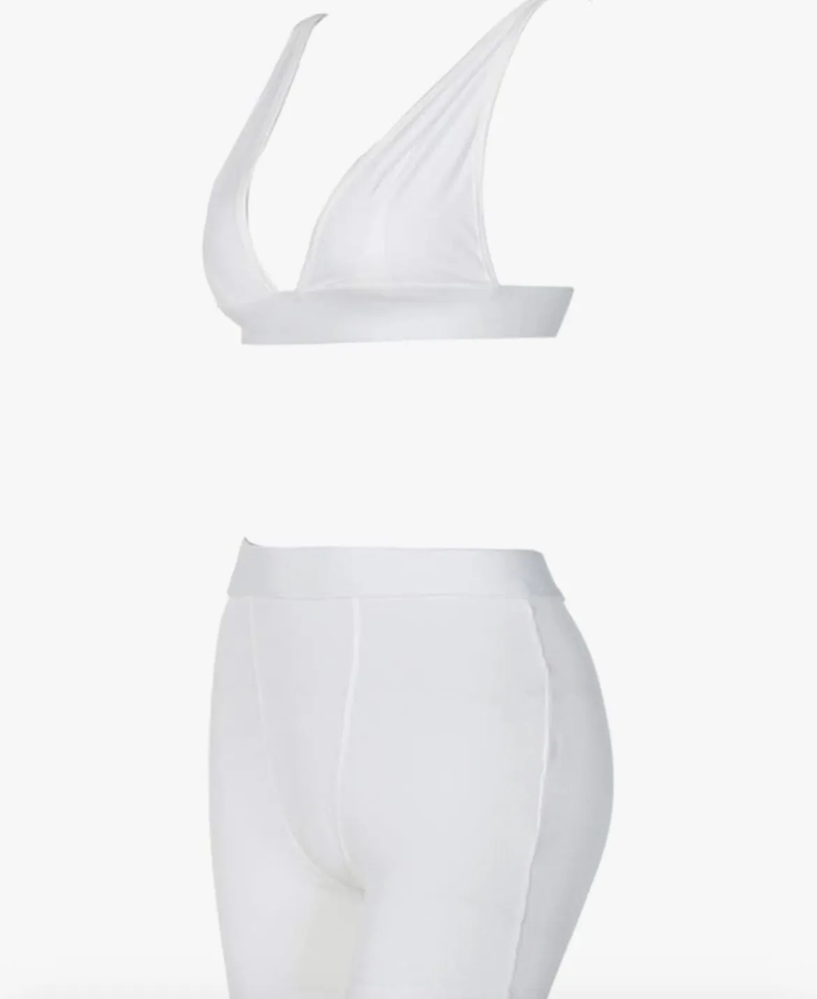 Lounge with a passion 2 piece set white