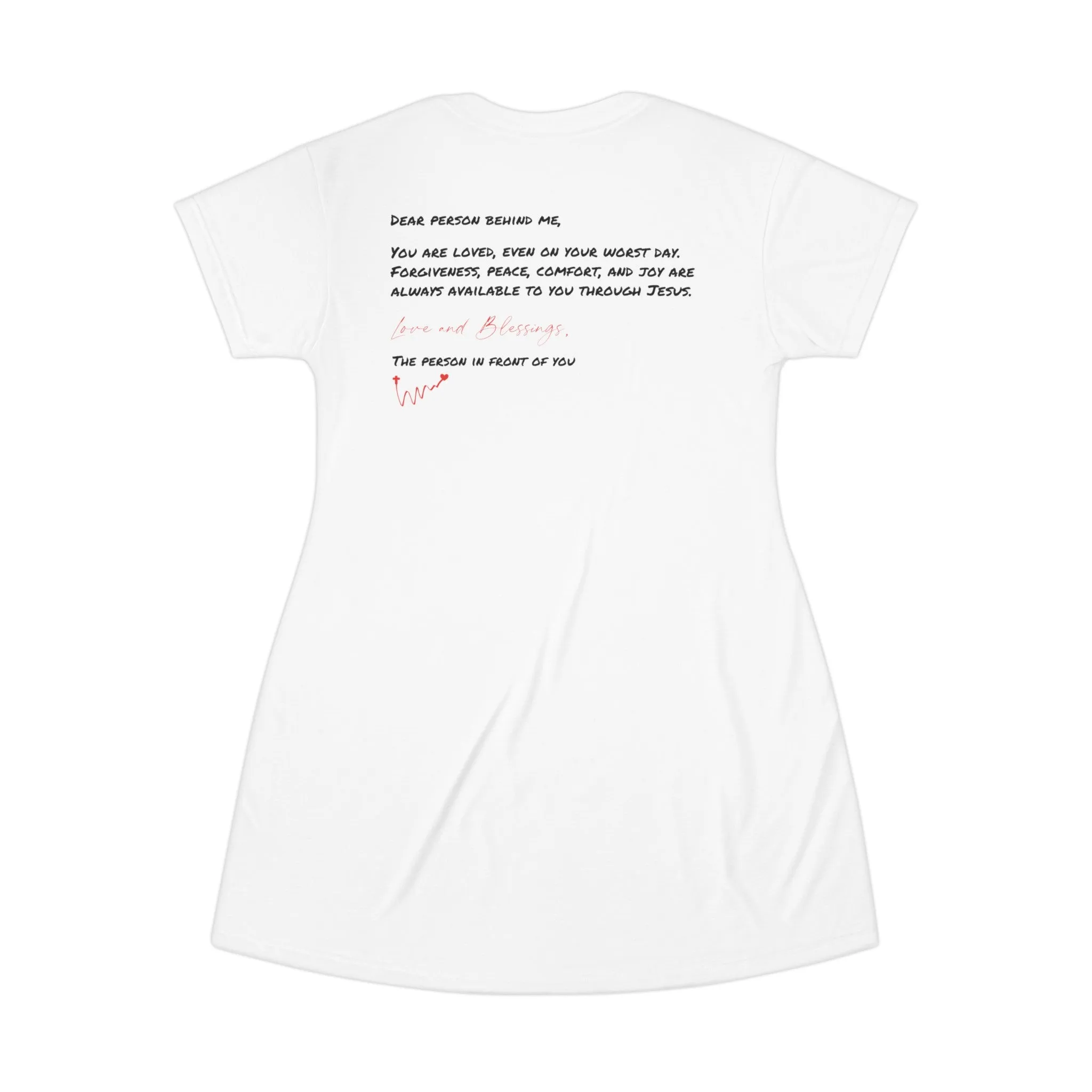 Love Like Jesus T-Shirt Dress