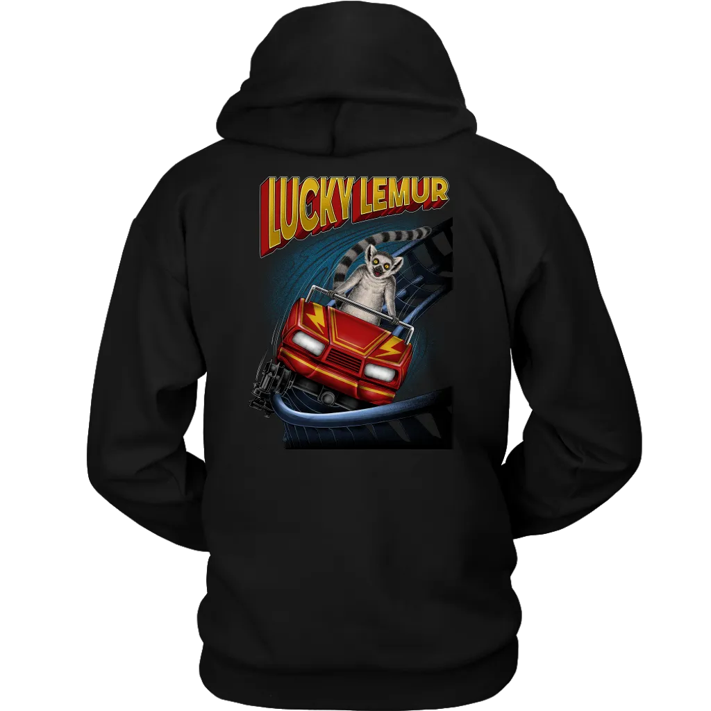 Lucky Lemur Hoodie, Roller Coaster Hoodie
