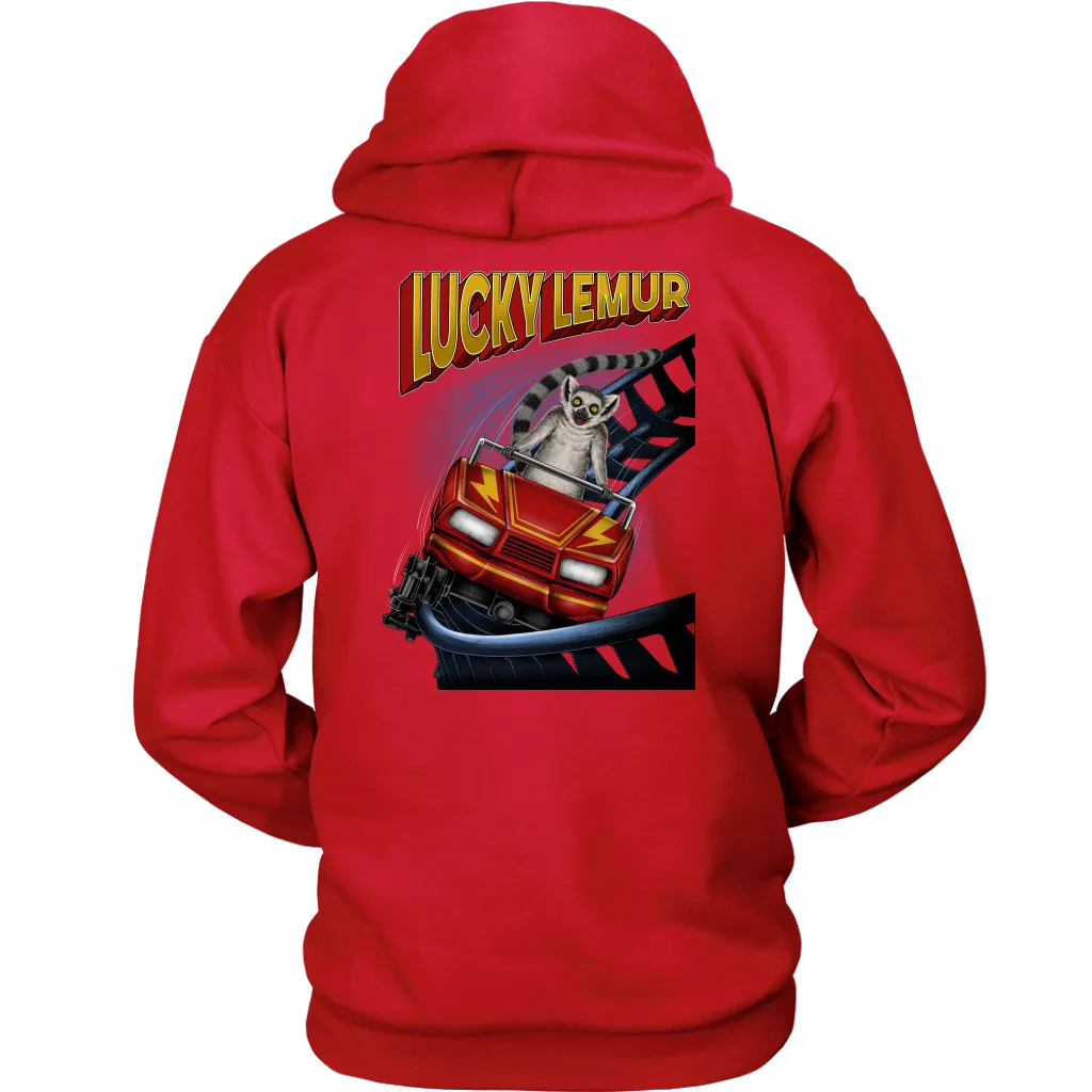 Lucky Lemur Hoodie, Roller Coaster Hoodie