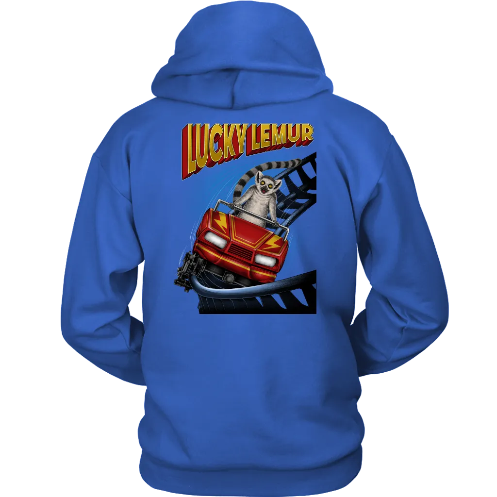 Lucky Lemur Hoodie, Roller Coaster Hoodie