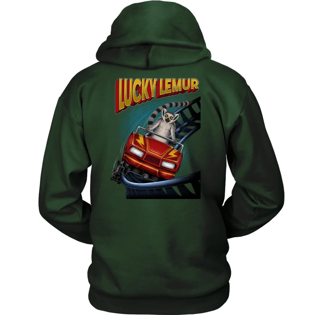 Lucky Lemur Hoodie, Roller Coaster Hoodie