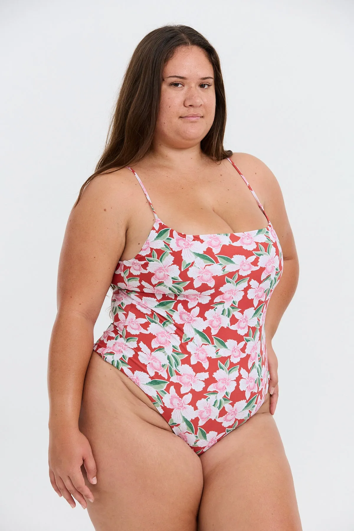 Makenna Curve One Piece - Vintage Orchid