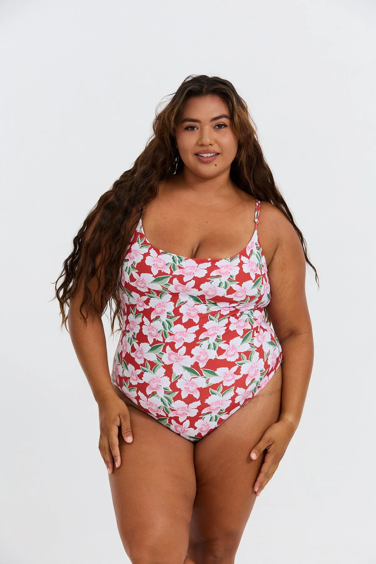 Makenna Curve One Piece - Vintage Orchid