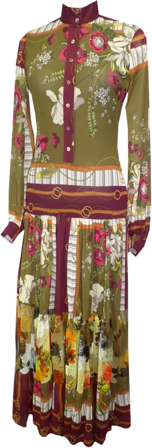 Mandarin Shirt Dress