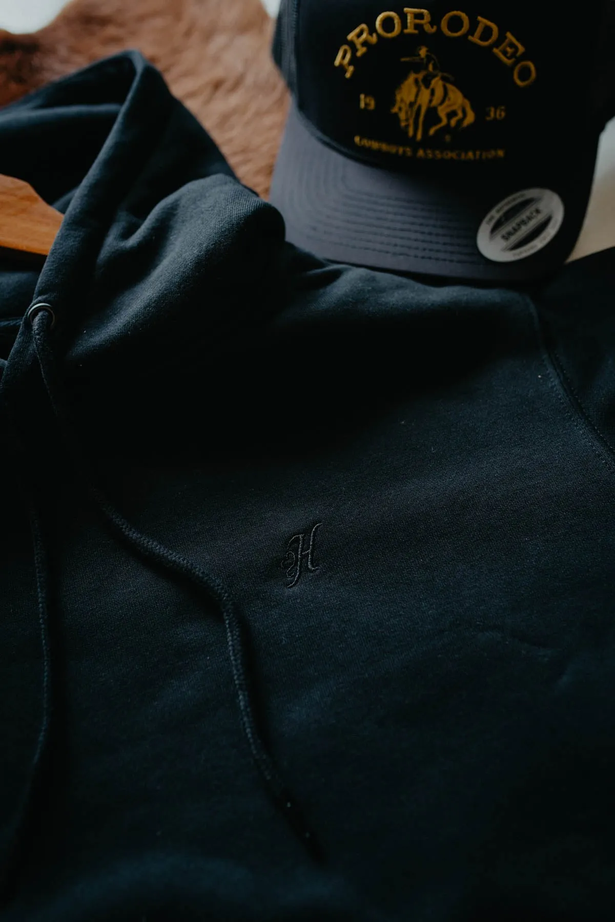 Men's Black Hooey Hoodie (S Only)