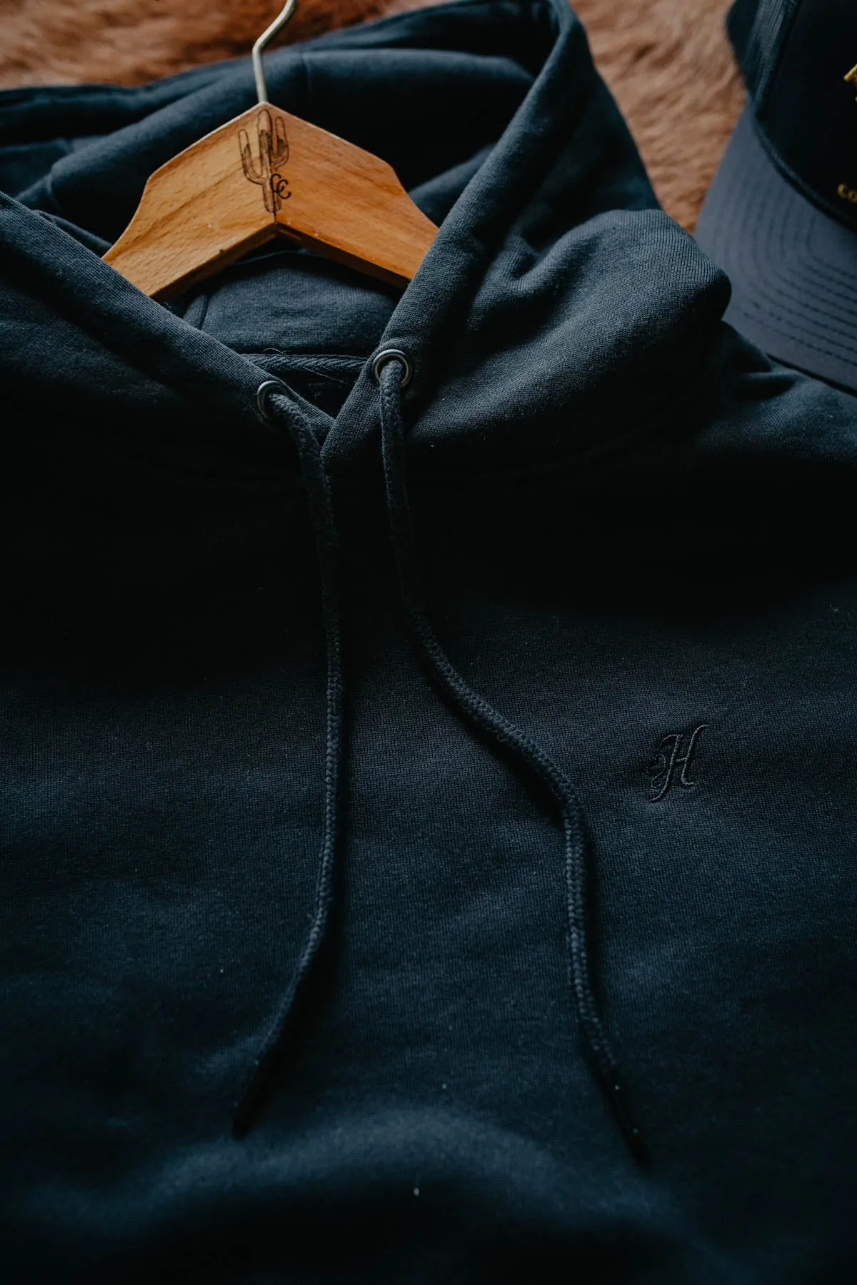 Men's Black Hooey Hoodie (S Only)