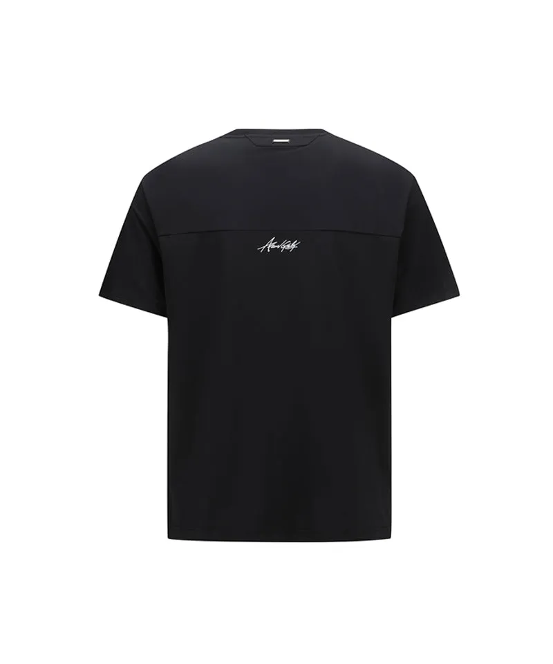 Men's Embo Graphic Short T-Shirt - Black