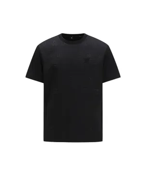 Men's Embo Graphic Short T-Shirt - Black