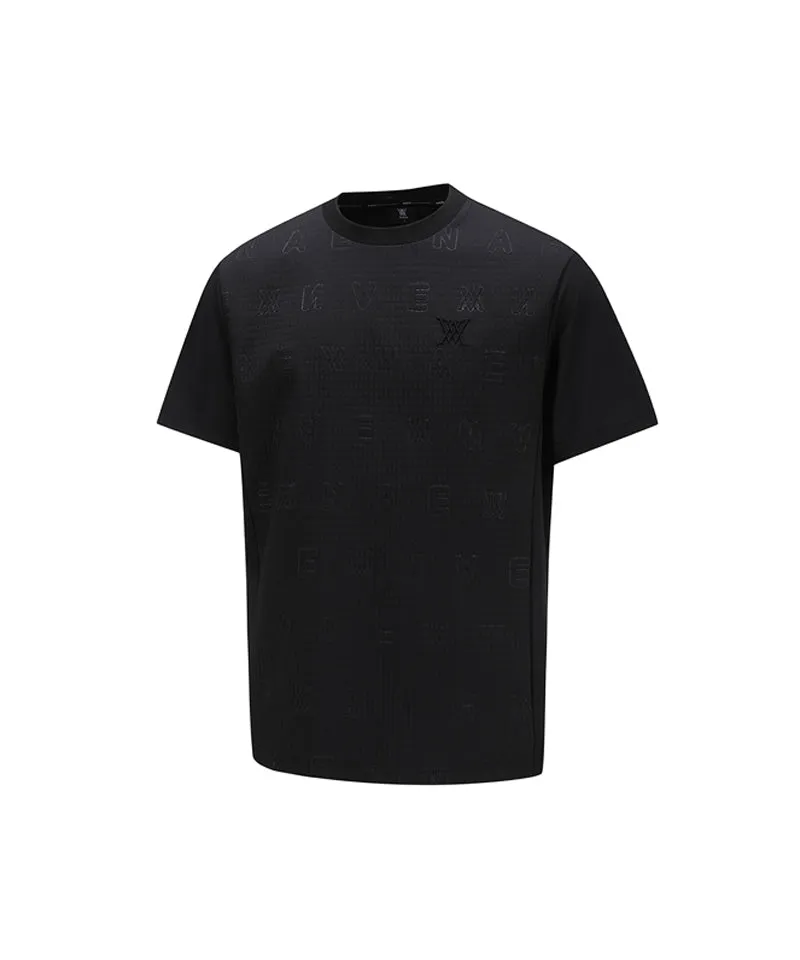 Men's Embo Graphic Short T-Shirt - Black