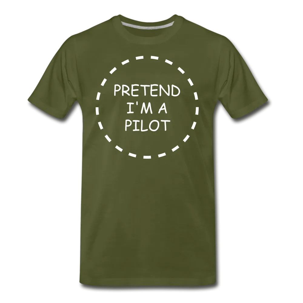 Men's Pretend I'm a Pilot Short Sleeve T-Shirt (More Colors)