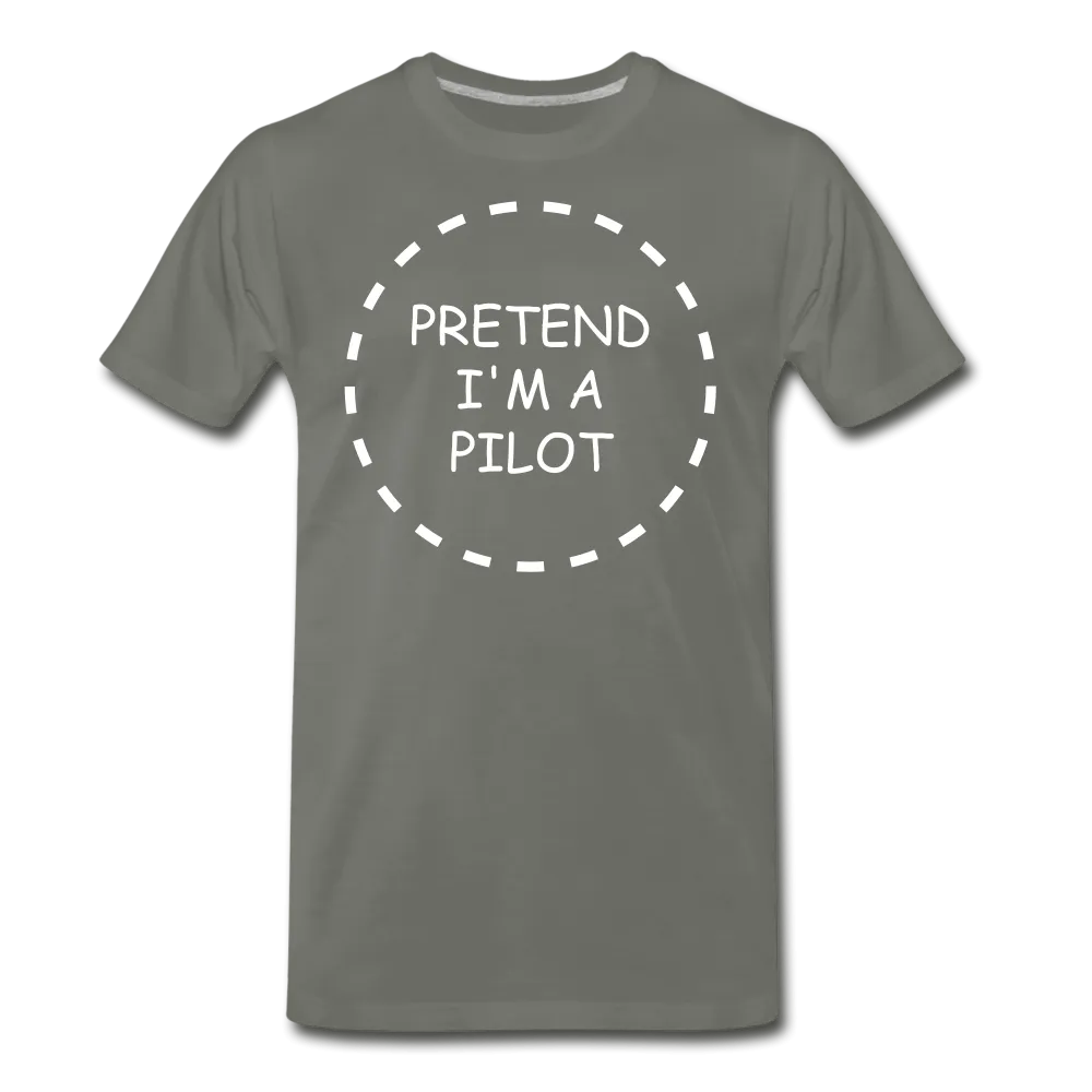 Men's Pretend I'm a Pilot Short Sleeve T-Shirt (More Colors)