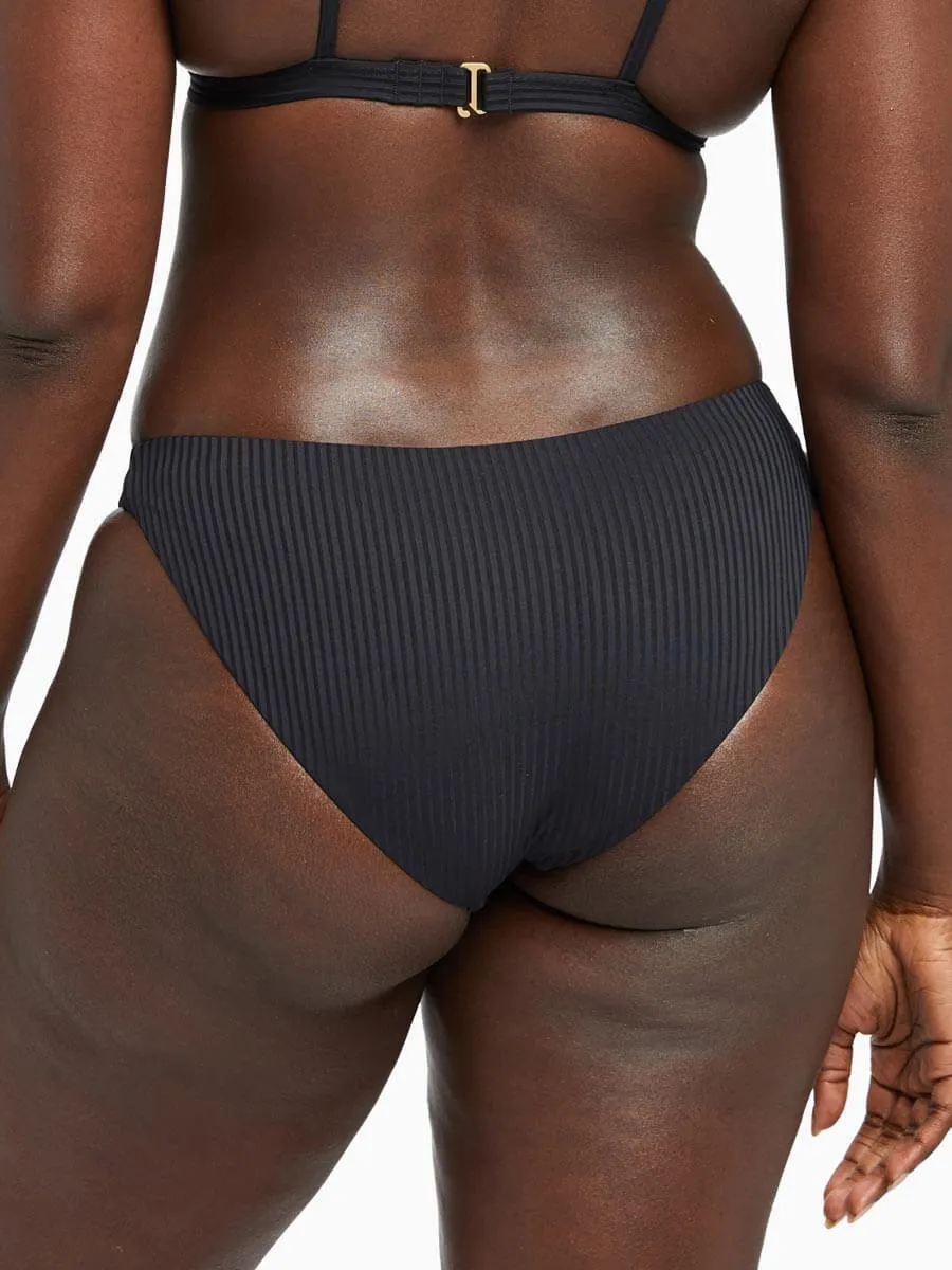 Midori Bottom in Black EcoRib