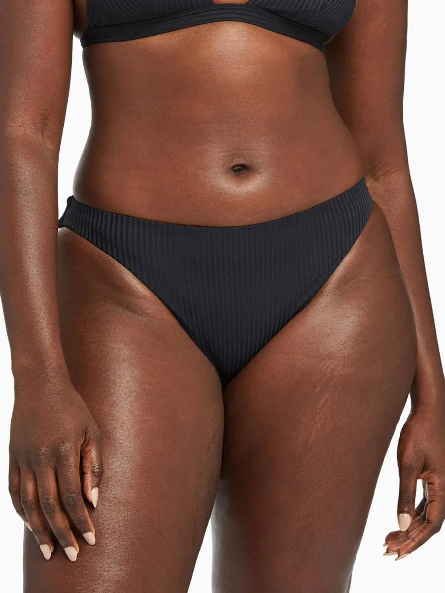 Midori Bottom in Black EcoRib