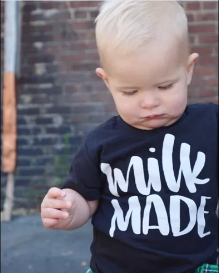 Milk Made Kid's Tee or Bodysuit