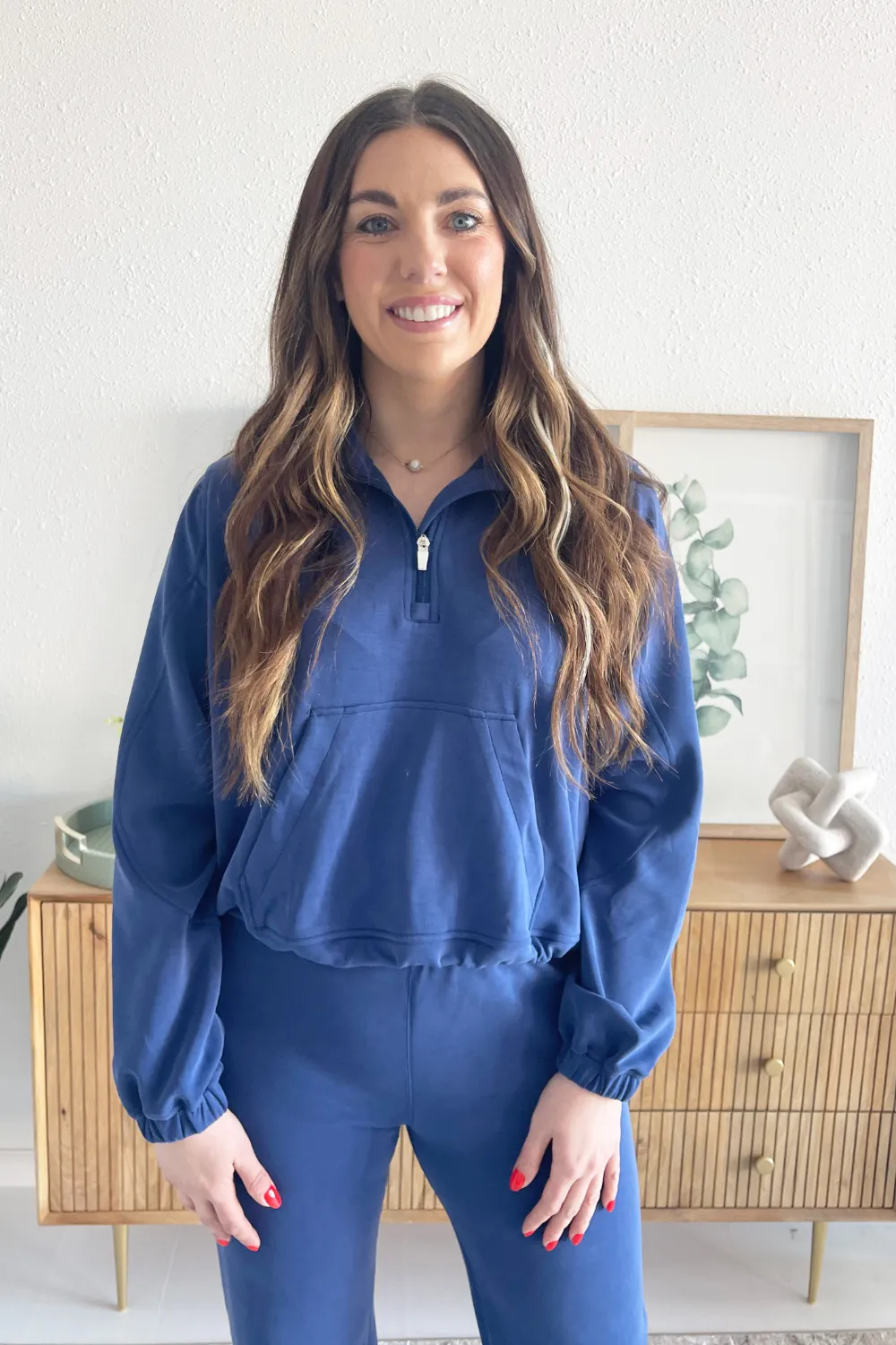Mock Neck Sweatshirt