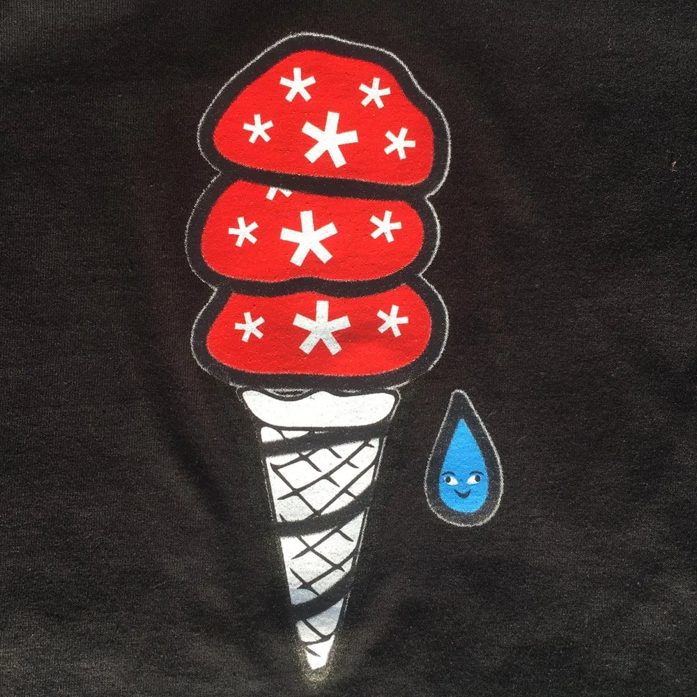 Mushrooms on a Cone T-Shirt Black