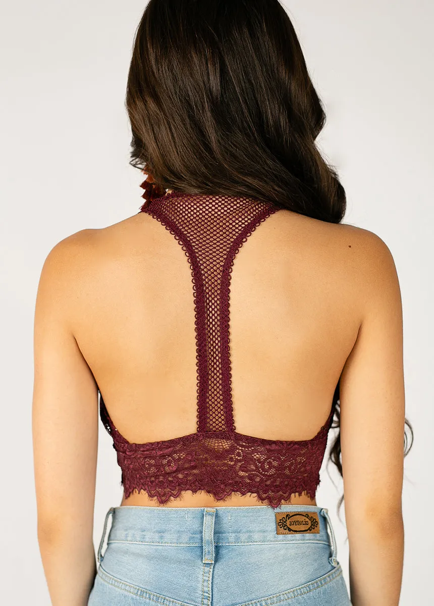 Myranda Bralette in Plum