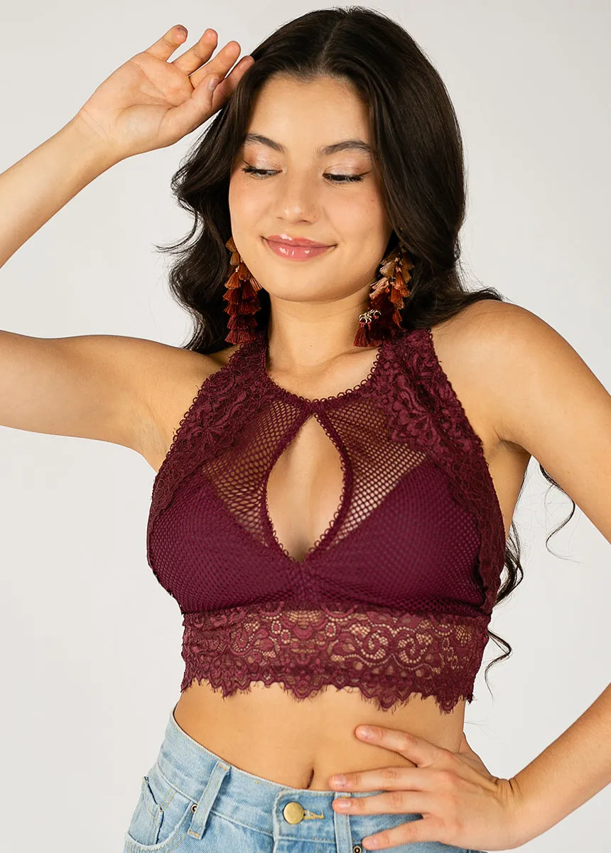 Myranda Bralette in Plum