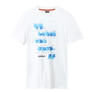 Napapijri - Sobar Explore The Future T-Shirt in White