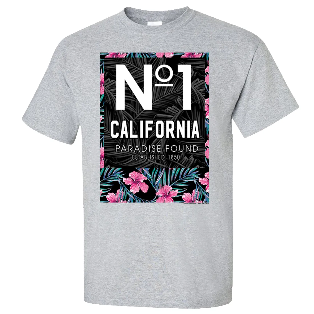 No 1 California Paradise Found Asst Colors T-shirt/tee