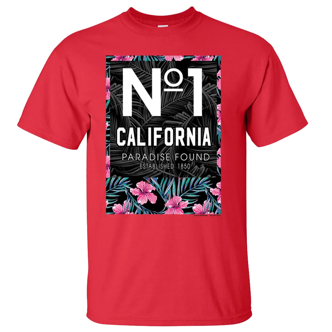 No 1 California Paradise Found Asst Colors T-shirt/tee