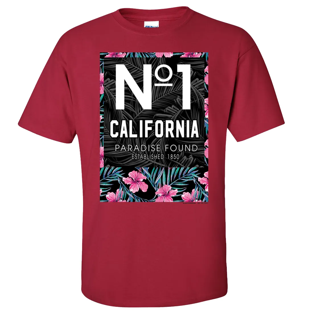 No 1 California Paradise Found Asst Colors T-shirt/tee