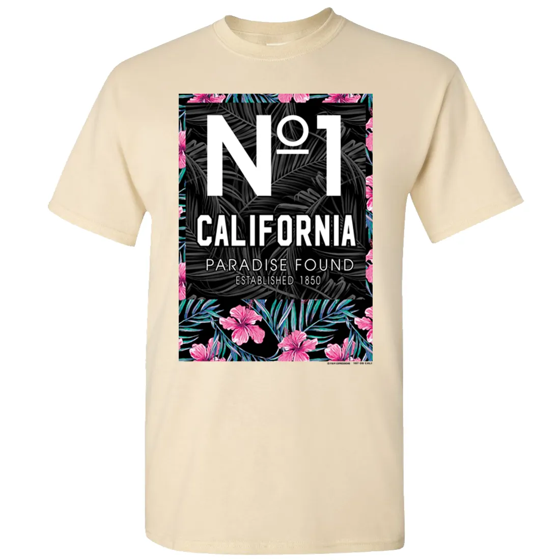 No 1 California Paradise Found Asst Colors T-shirt/tee