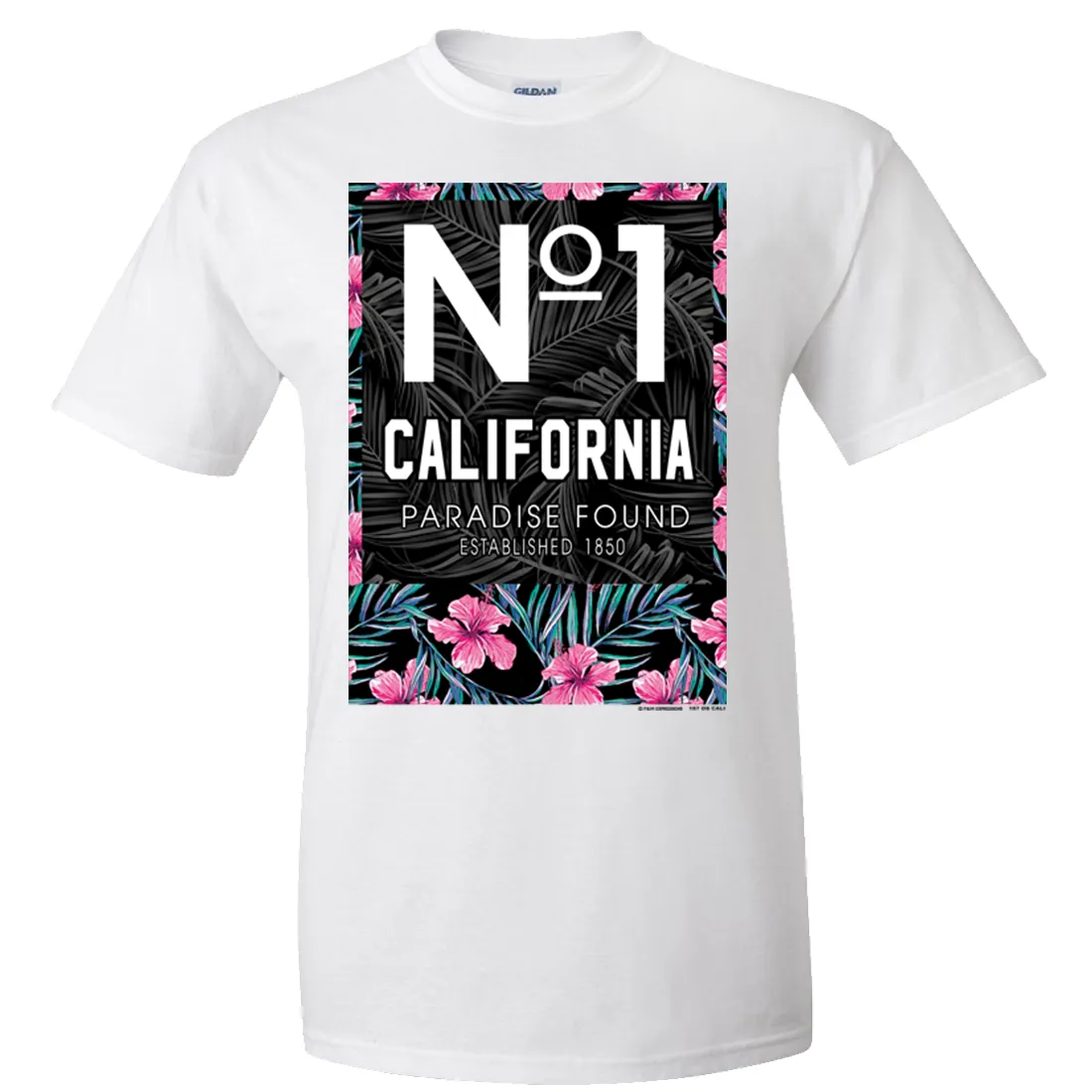 No 1 California Paradise Found Asst Colors T-shirt/tee