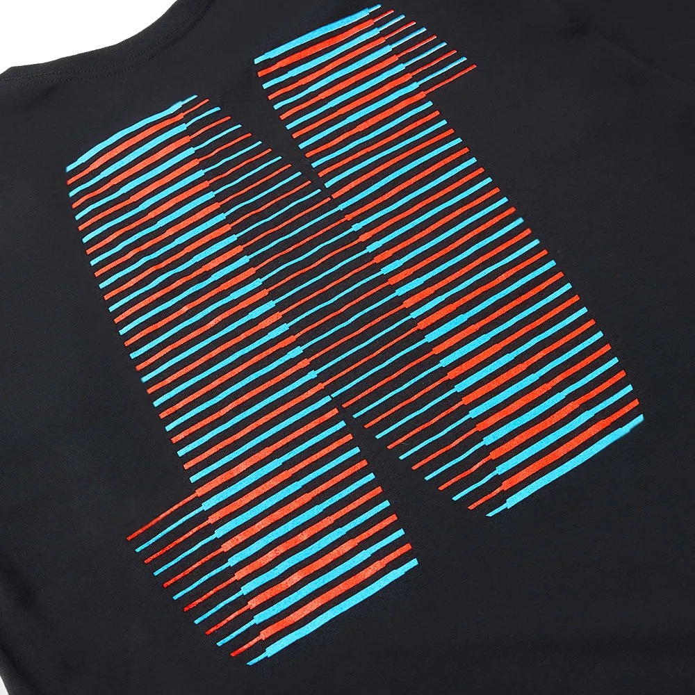North N Logo T Shirt Black/Blue/Red