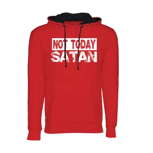 Not Today Satan Hoodie (Red)