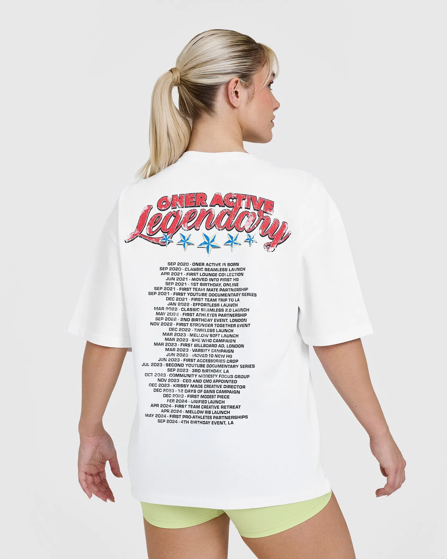 OA Tour Graphic Washed T-Shirt | White
