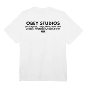 Obey studios eye Heavy weight classic box tee