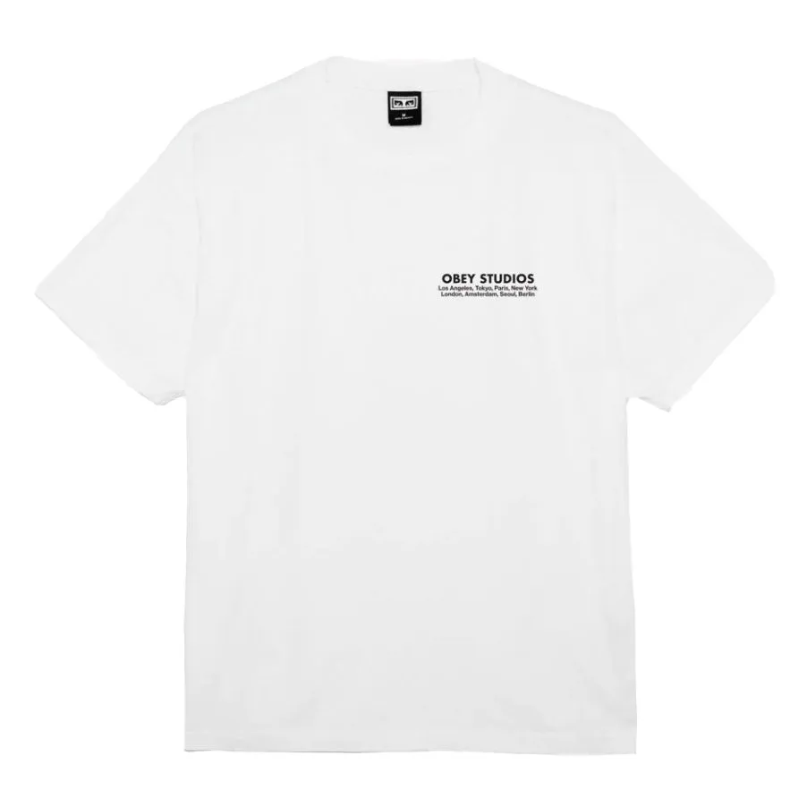 Obey studios eye Heavy weight classic box tee