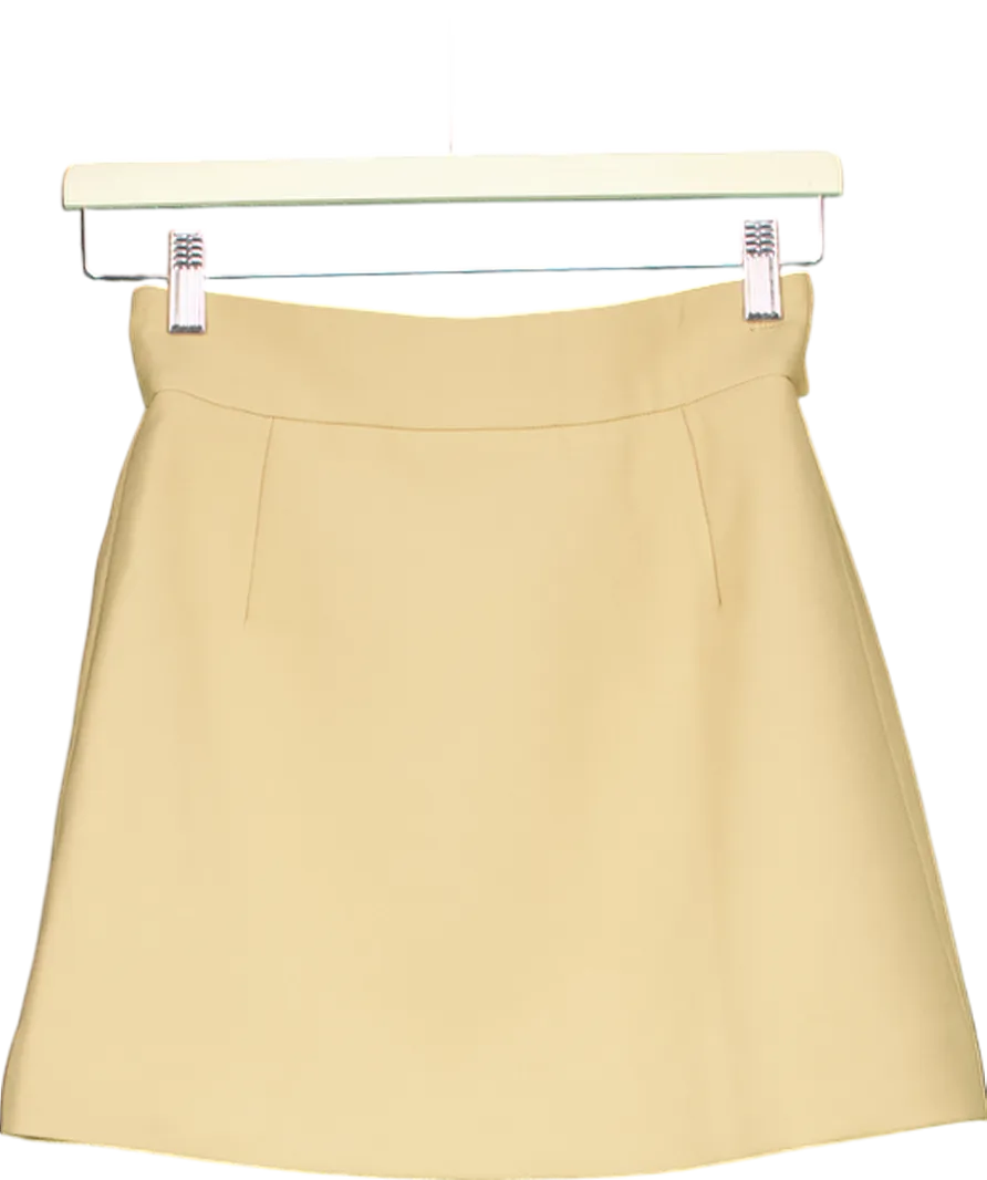 Odd Muse Beige The Ultimate Muse Mini Skirt UK XS
