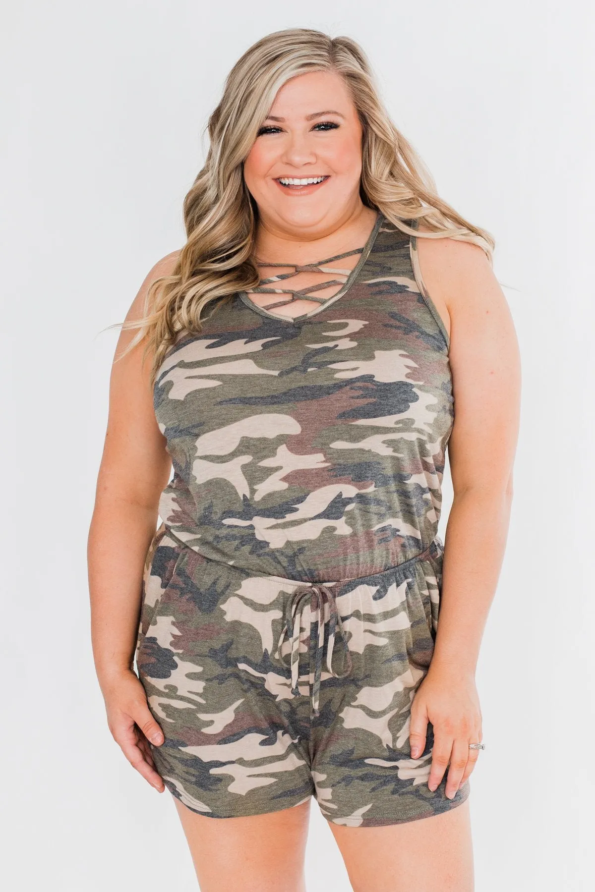 One Of A Kind Camo Romper