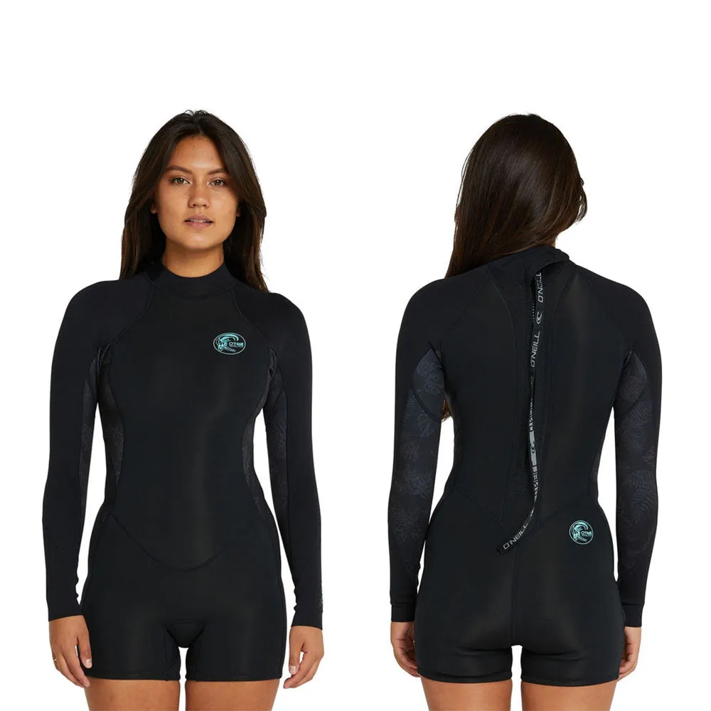 O'NEILL BAHIA BZ LS LONG/MID LEG SPRING 2MM SUIT NIGHT JUNGLE