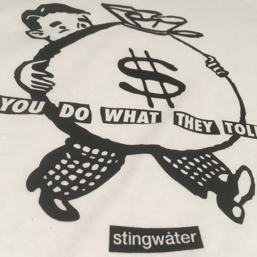 PAID 2 SK8 T Shirt White
