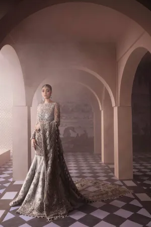 Pakistani Heavy Flare Lehenga for Wedding Bride #BN908