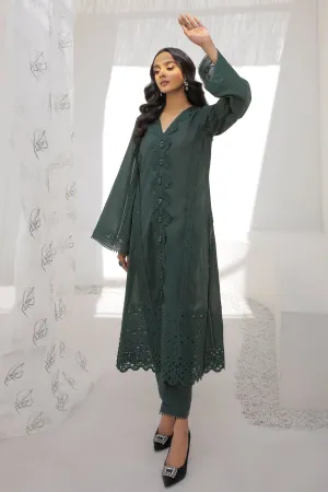 Pakistani Kameez In Capri Style With Dupatta Party Wear