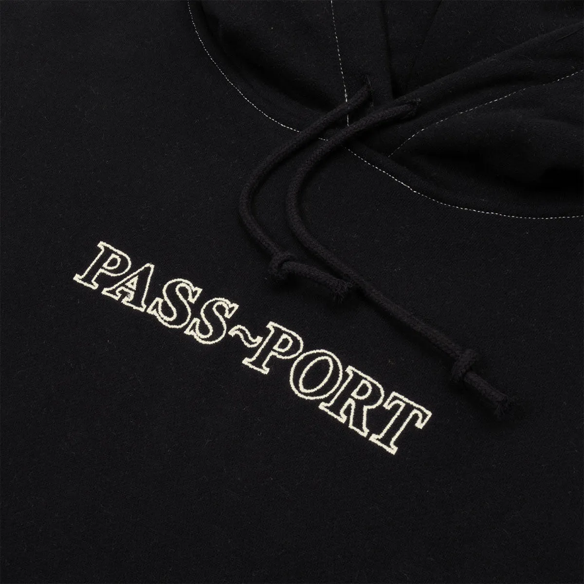 Pass~Port - Official Organic Hoodie Black