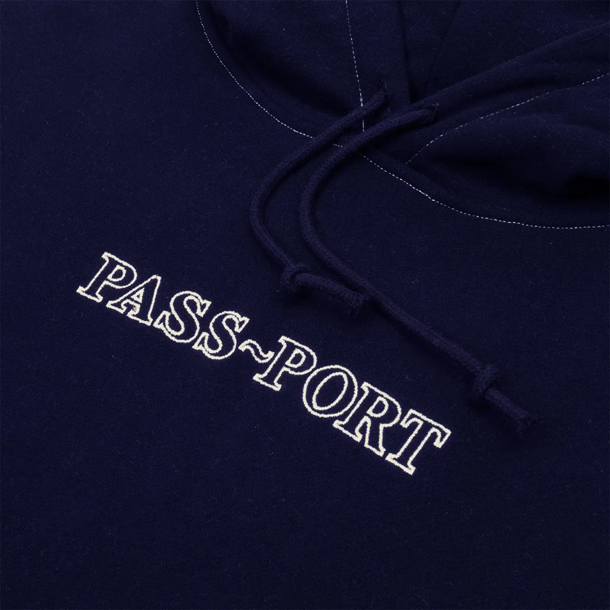 Pass~Port - Official Organic Hoodie Navy