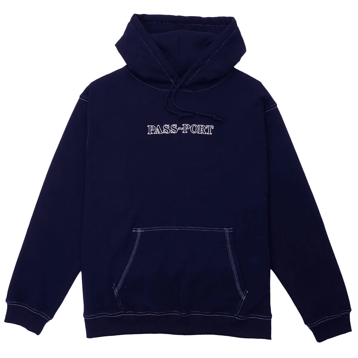Pass~Port - Official Organic Hoodie Navy