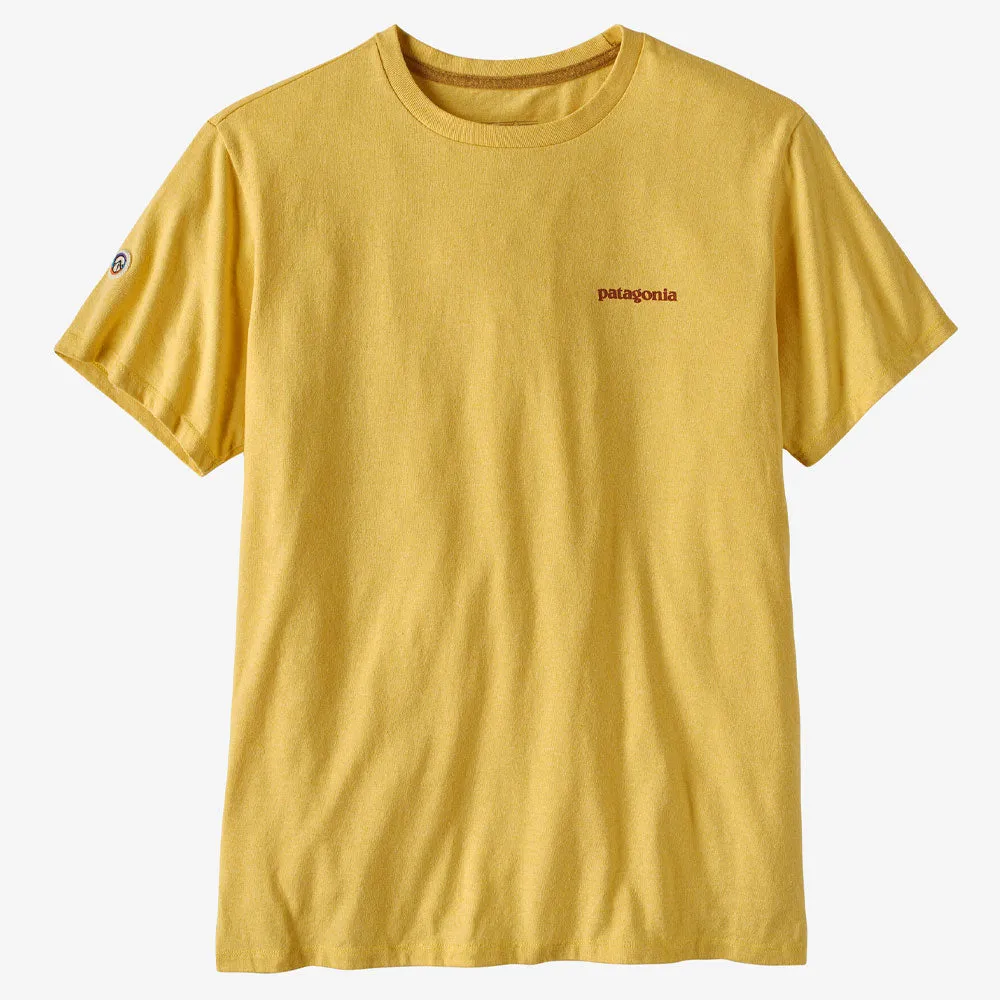 Patagonia Fitz Roy Icon Responsibili-Tee - Milled Yellow
