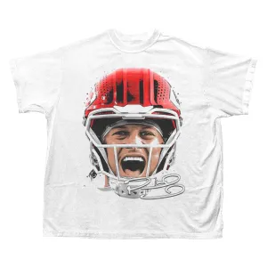 PATRICK MAHOMES BIG HEAD T-SHIRT (WHITE)