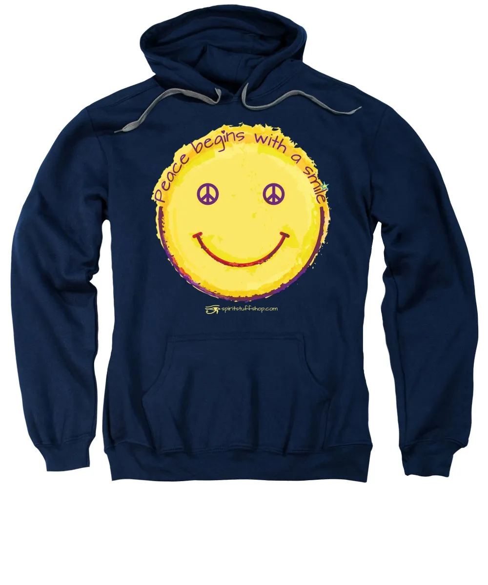 Peace Begins With A Smile - Sweatshirt