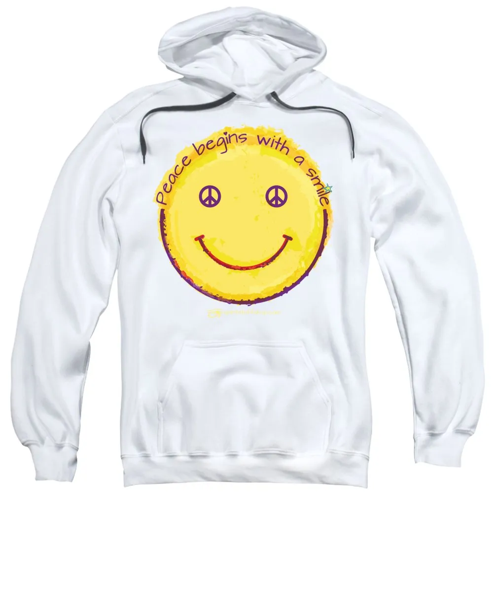 Peace Begins With A Smile - Sweatshirt