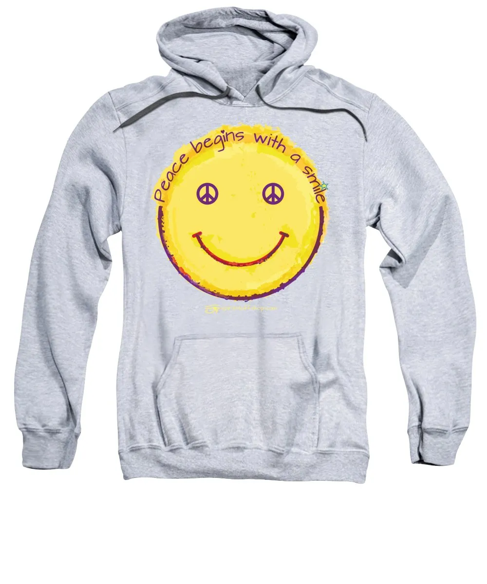Peace Begins With A Smile - Sweatshirt