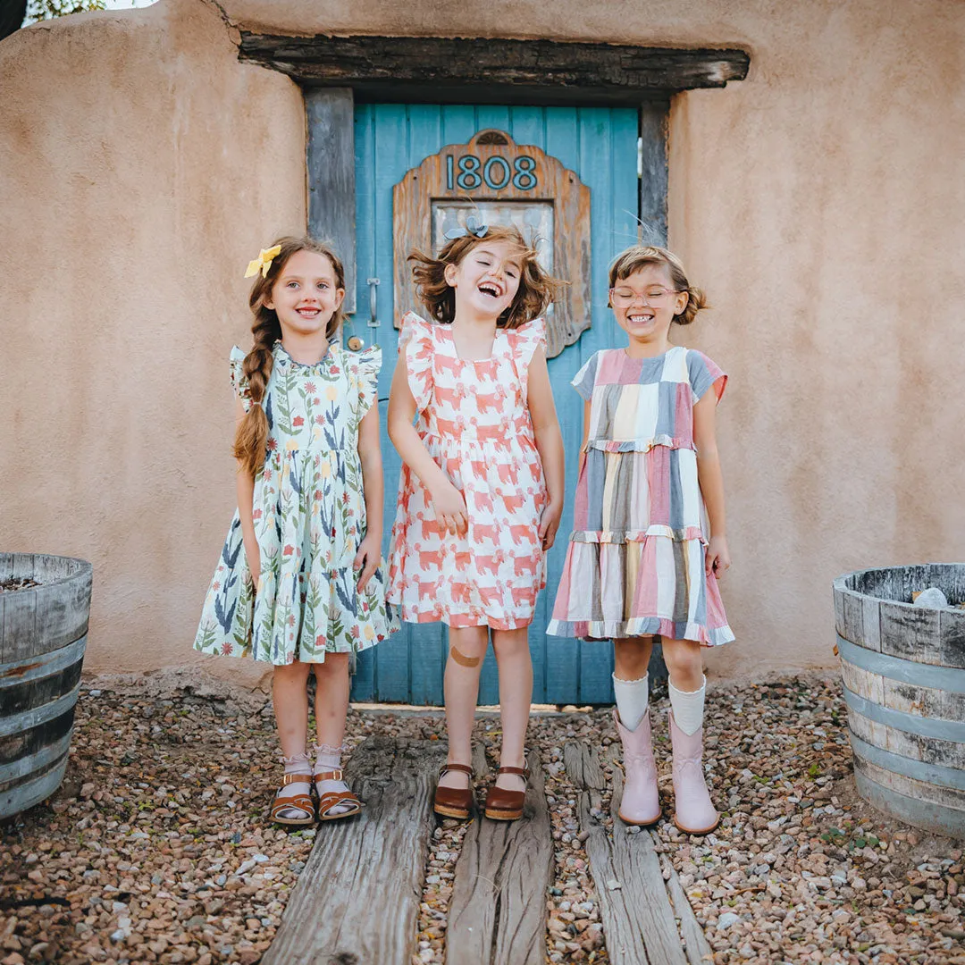 Pink Chicken Girls Jennifer Dress - Paper Floral
